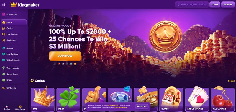 Scopri La Casa d'Azzardo Kingmaker: Bonus e Promozioni Esclusive Online Scopri La Casa d'Azzardo Kingmaker: Bonus e Promozioni Esclusive Online